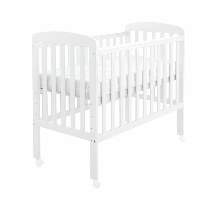 Babymore Space Save Cot - White