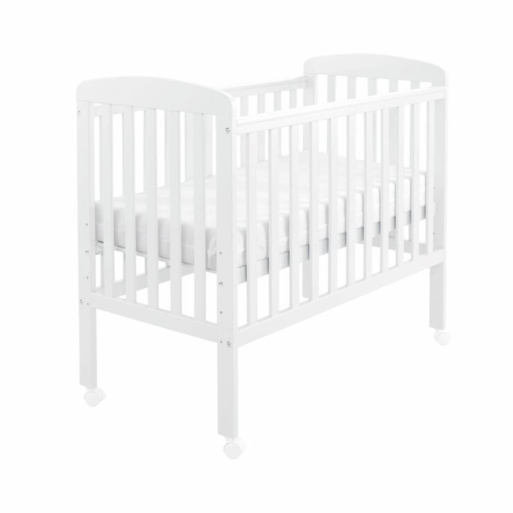 Babymore Space Save Cot - White