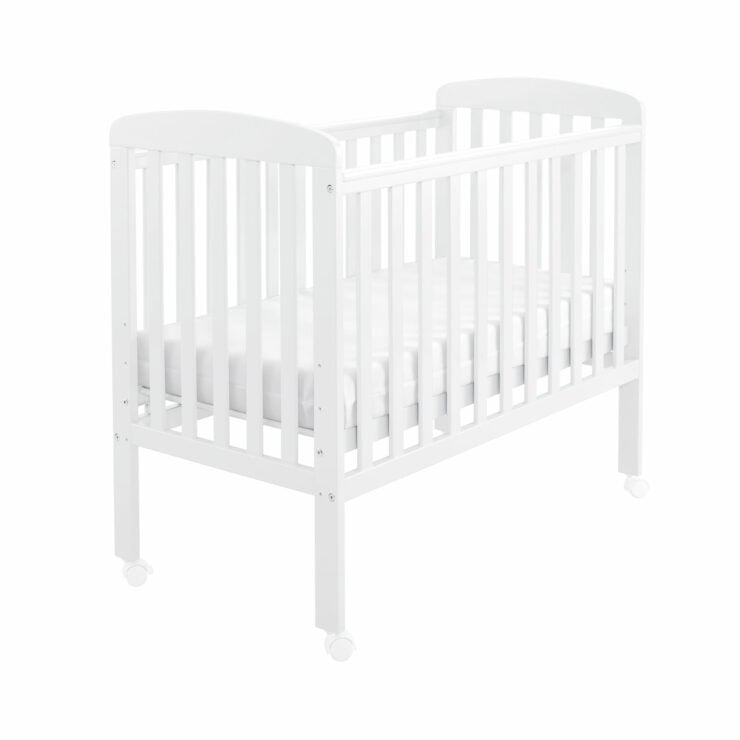 Babymore Space Save Cot - White