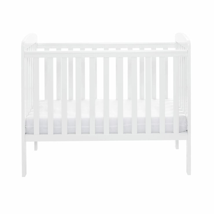 Babymore Space Save Cot - White