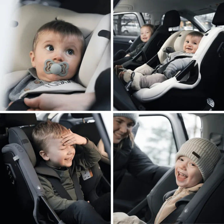 Axkid Spinkid 2 Car Seat - Coastal Storm Black