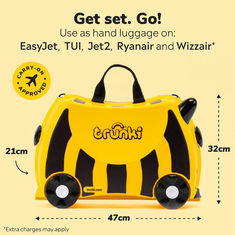 Trunki Ride-On Suitcase - Bernard the Bee