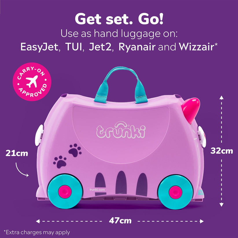 Trunki Ride-On Suitcase - Cassie the Cat