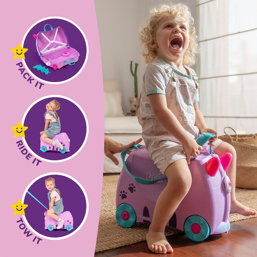 Trunki Ride-On Suitcase - Cassie the Cat