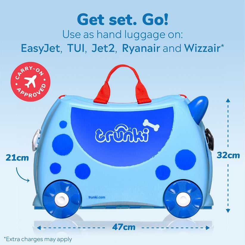 Trunki Ride-On Suitcase - Dougie the Dog