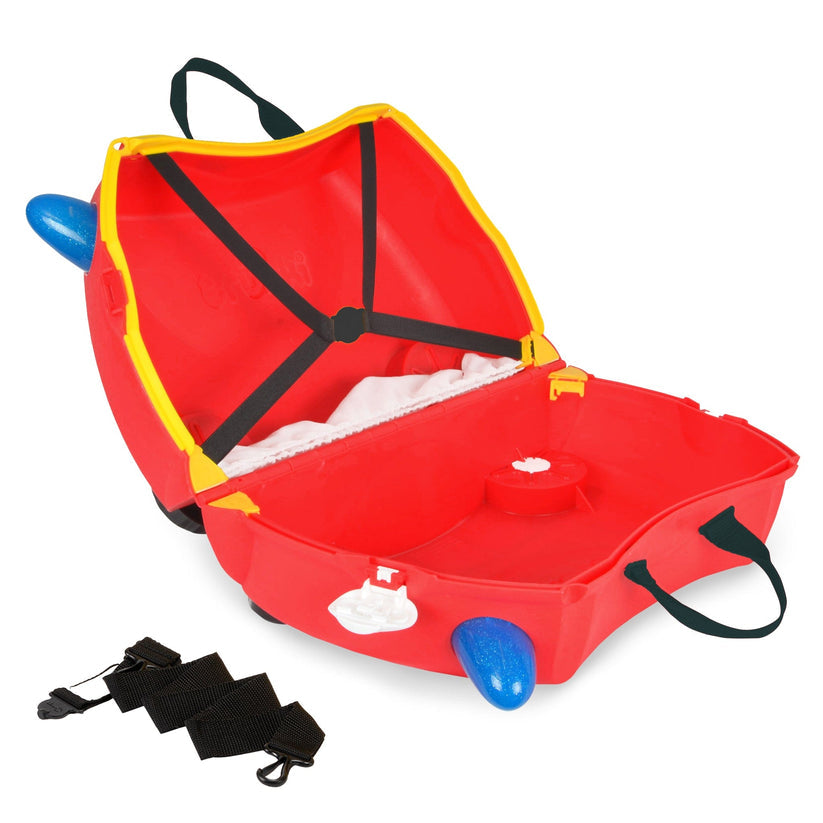 Trunki Ride-On Suitcase - Frank the Fire Engine