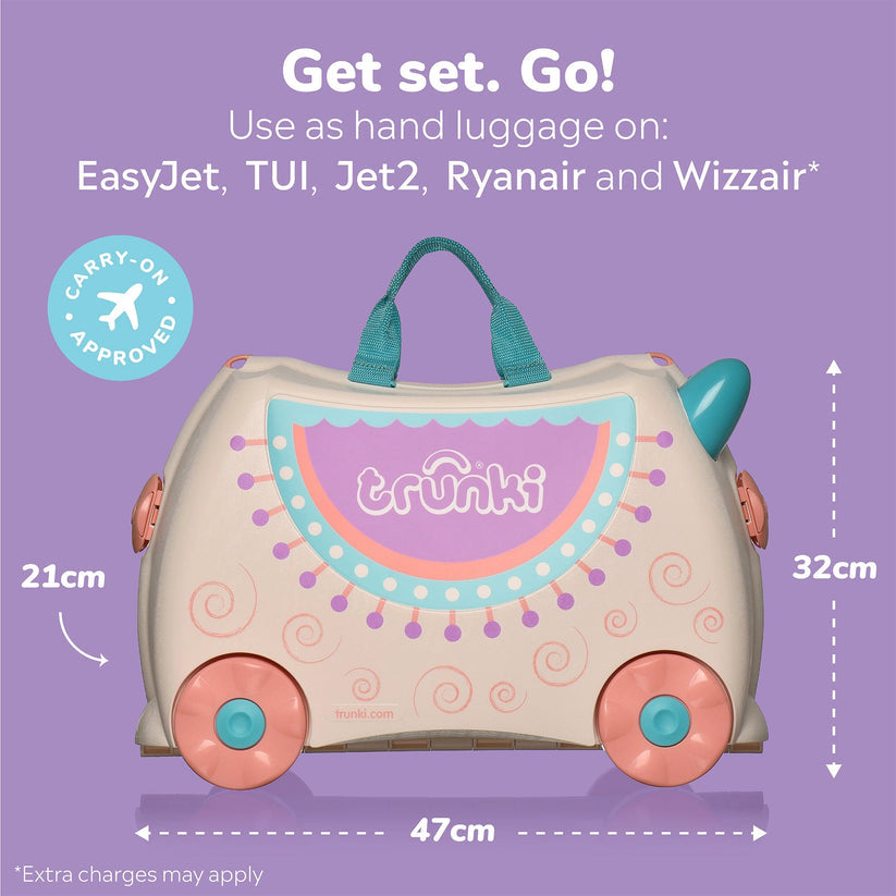 Trunki Ride-On Suitcase - Lola the Llama