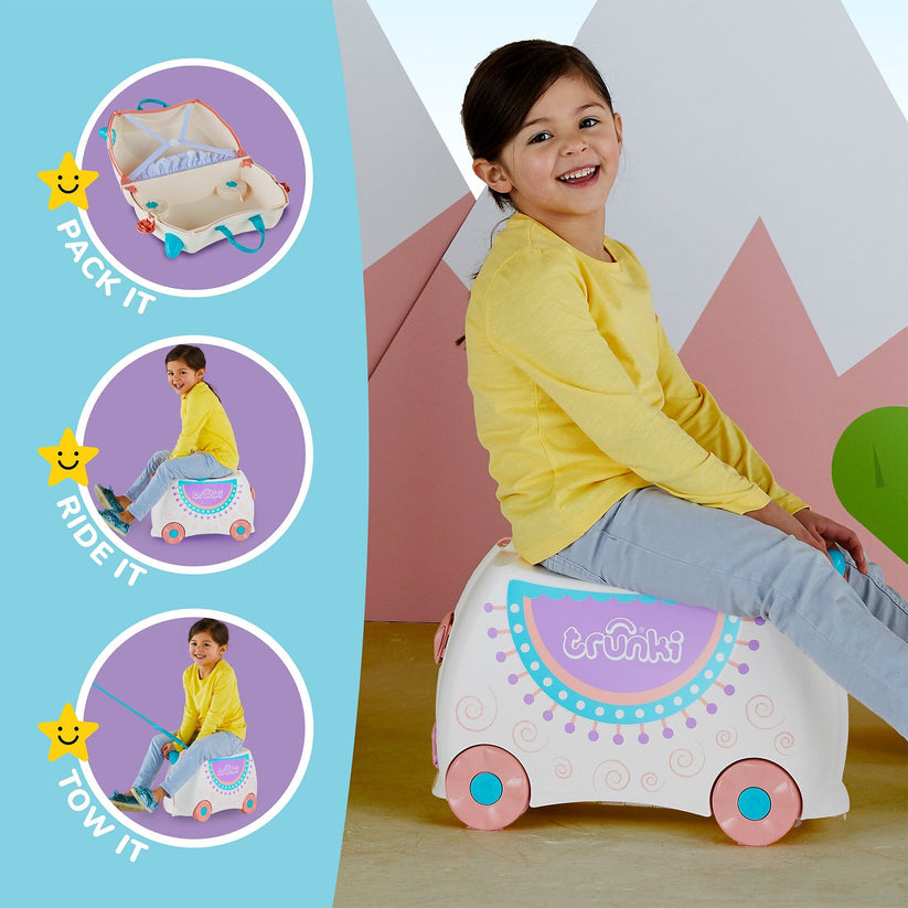 Trunki Ride-On Suitcase - Lola the Llama