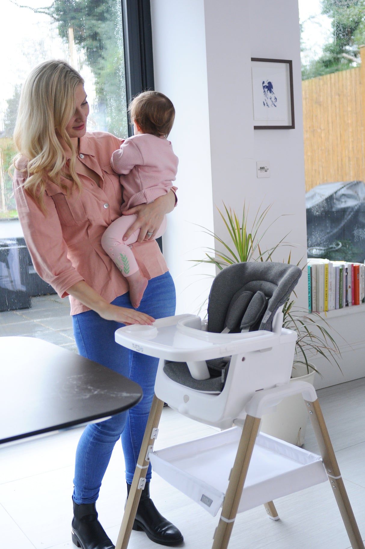 Tutti Bambini Nova Evolutionary 7-in-1 Highchair – White & Oak