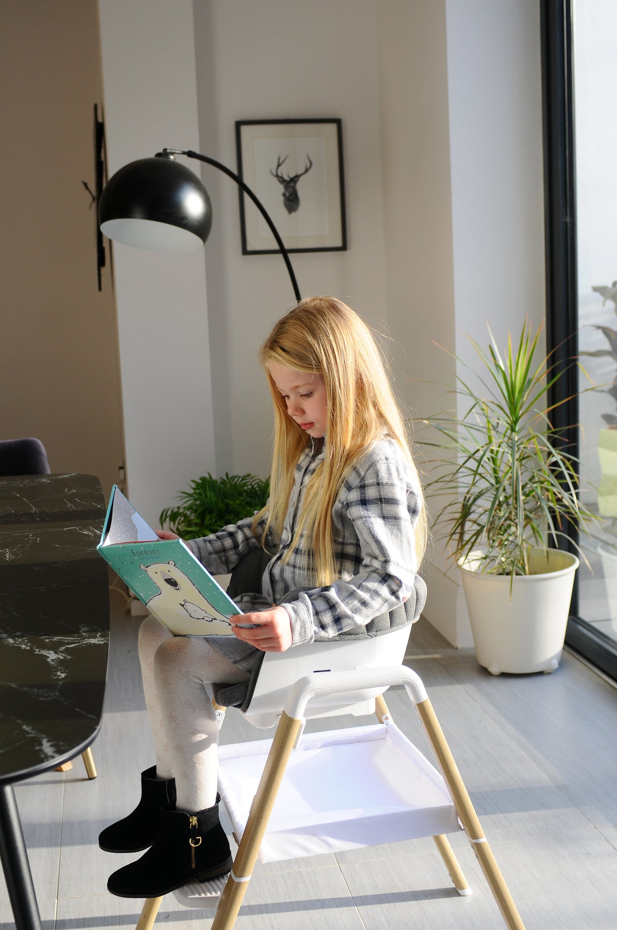 Tutti Bambini Nova Evolutionary 7-in-1 Highchair – White & Oak