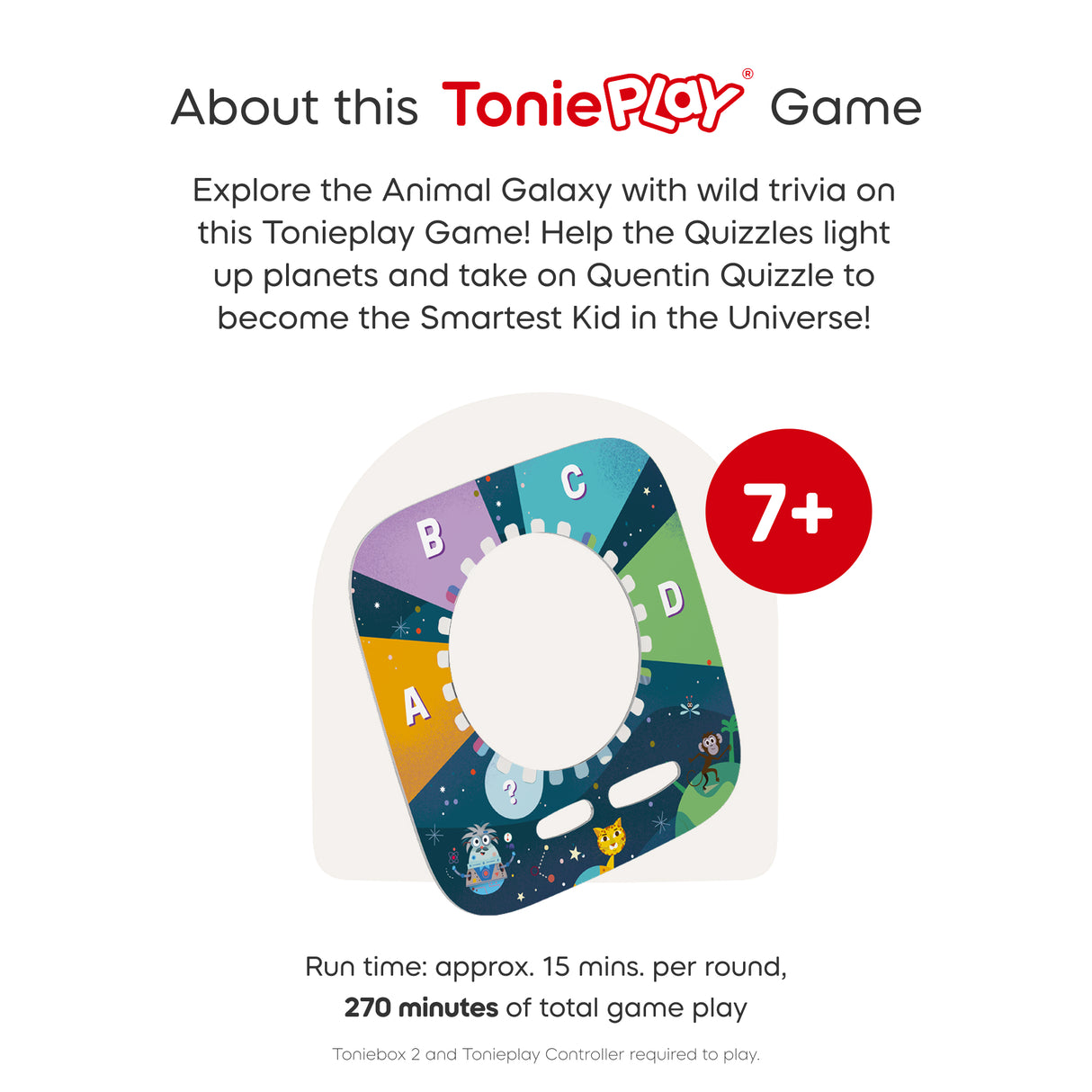 Tonies Tonieplay - Quizzlys: All About Animals