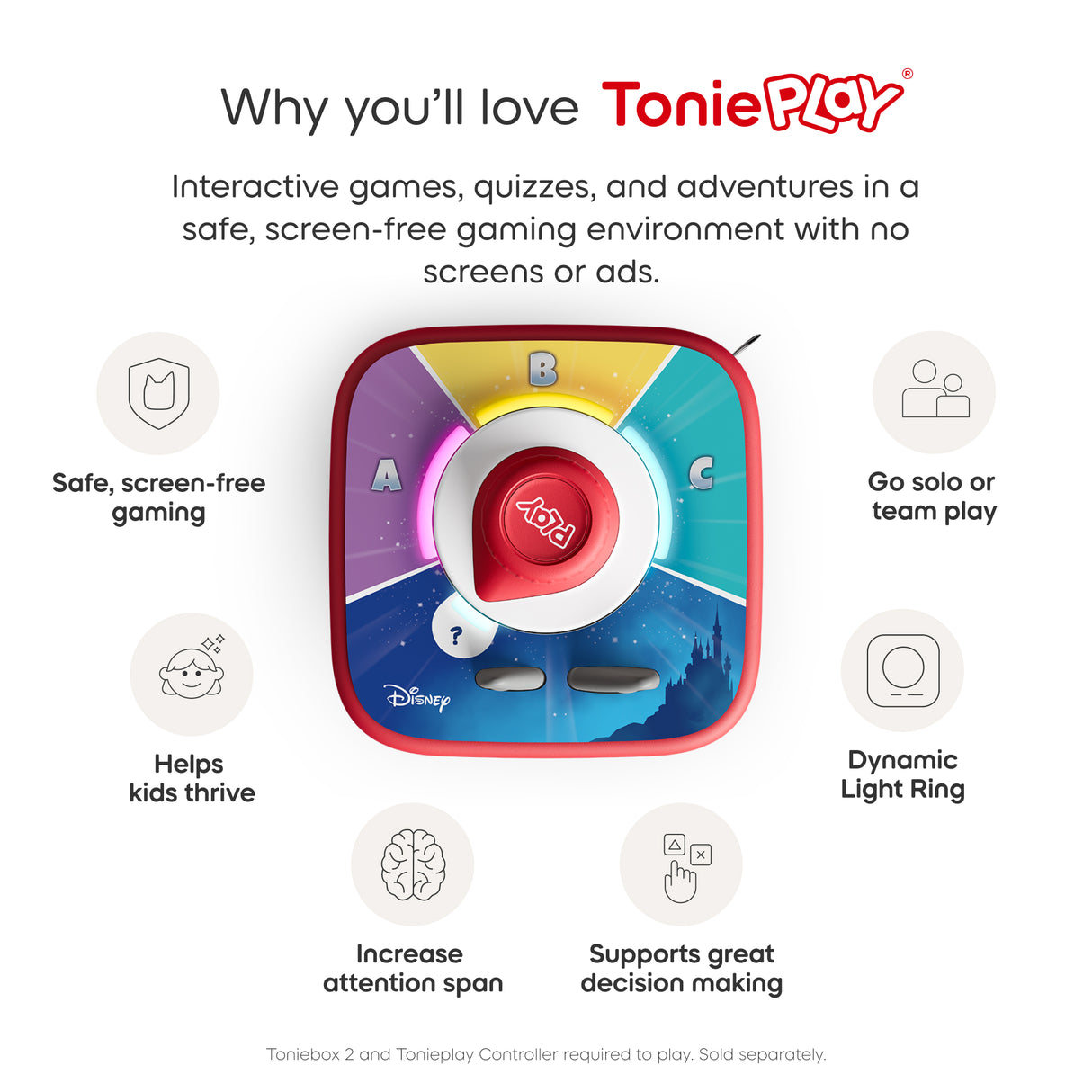 Tonies Tonieplay - Disney Quiz: Kingdom