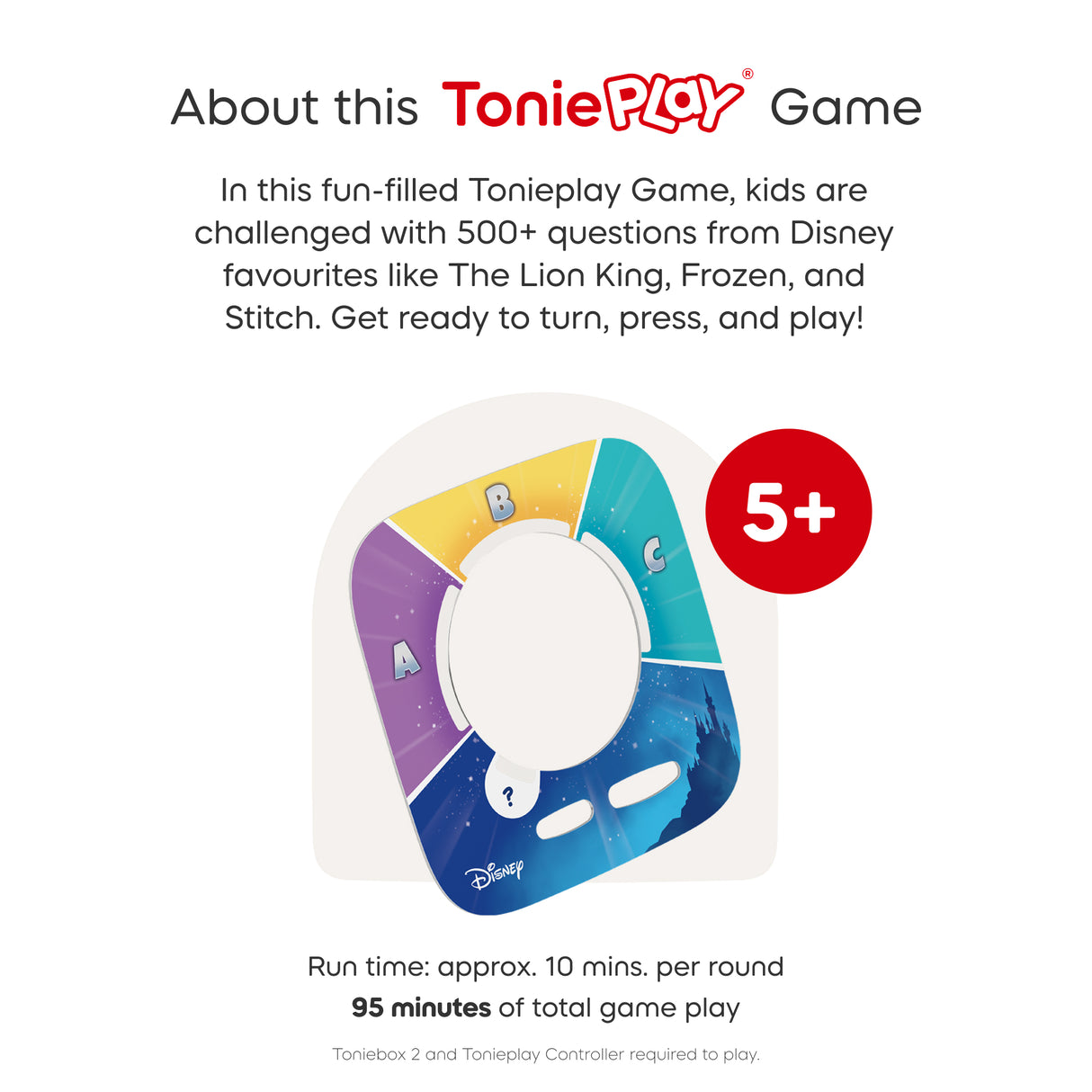 Tonies Tonieplay - Disney Quiz: Kingdom