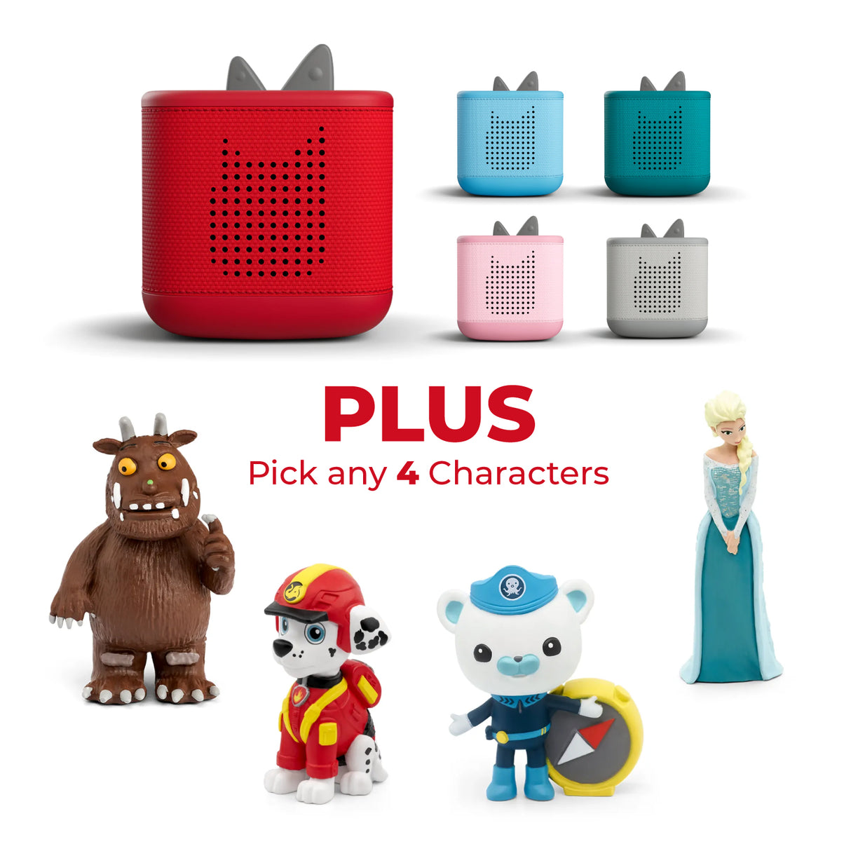 Tonies Toniebox 2 Starter Set + 4 Character Bundle | Pick & Mix Your Perfect Set