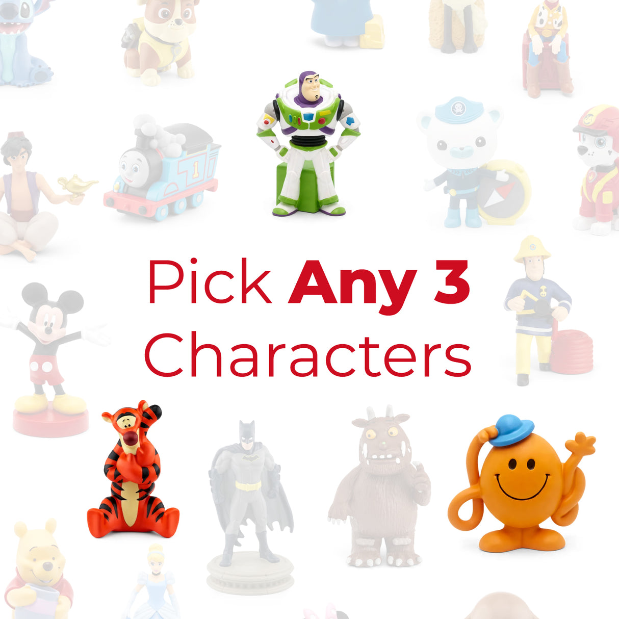 Tonies 3 Characters Bundle – Pick & Mix