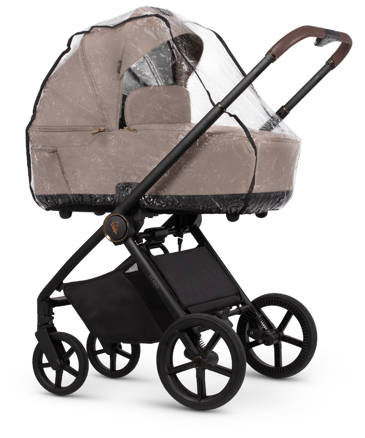 Venicci Claro 2 in 1 Pushchair Bundle with Accessories - Almond