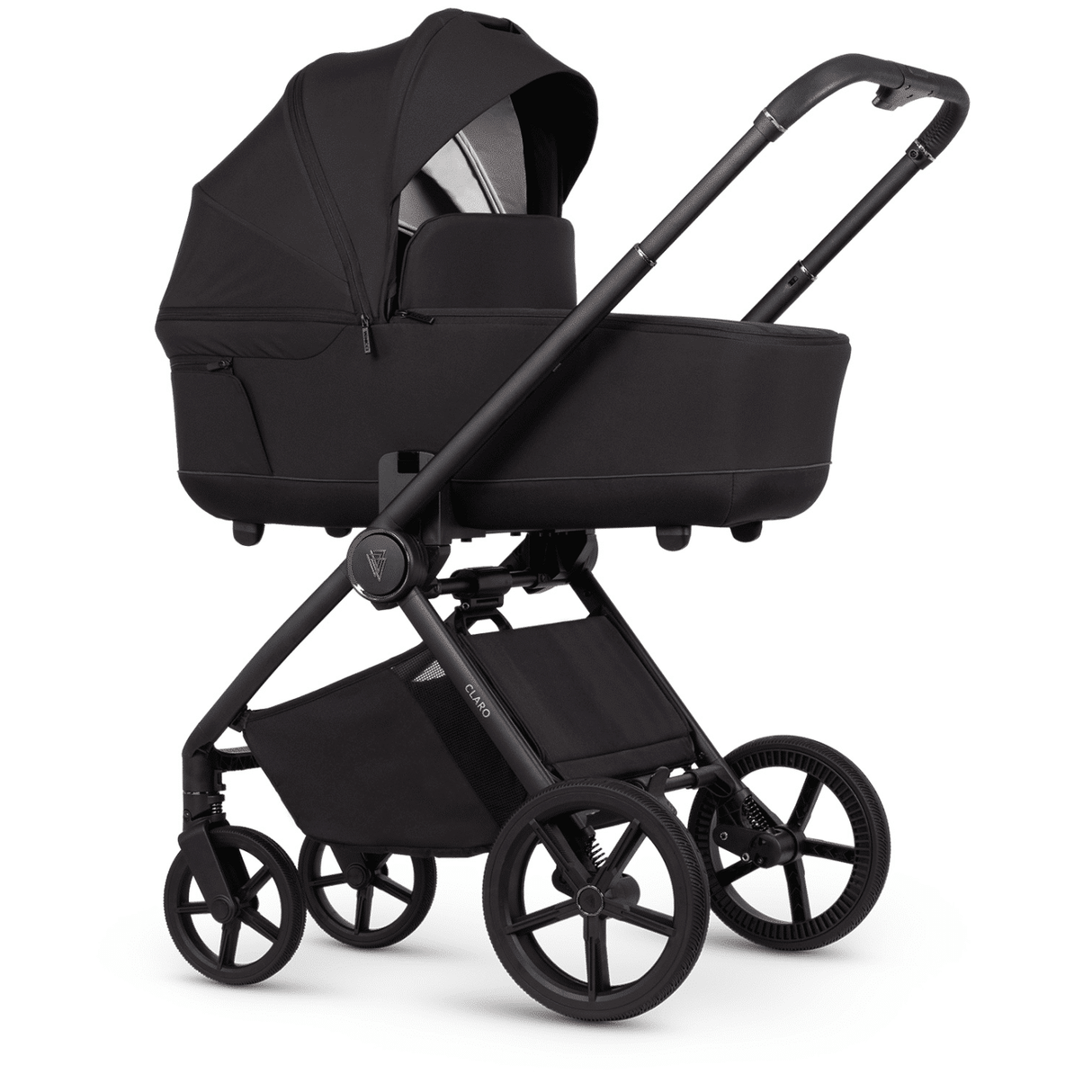 Venicci Claro Travel System Bundle with Accessories, Cybex Cloud T & ISOFIX Base - Noir