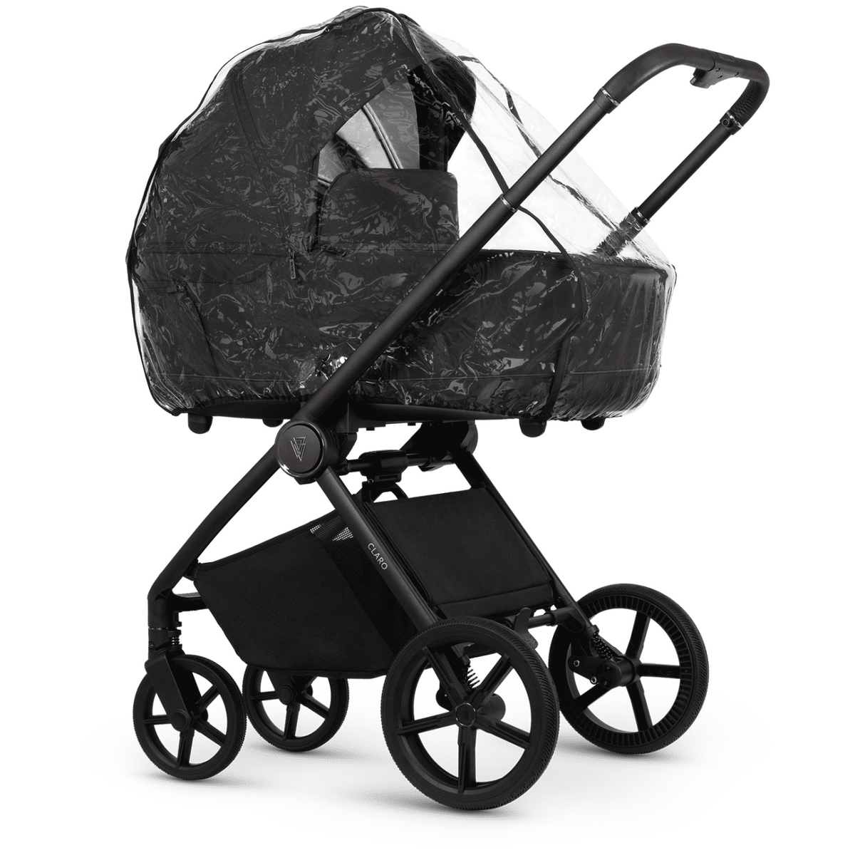 Venicci Claro Travel System Bundle with Accessories, Cybex Cloud T & ISOFIX Base - Noir