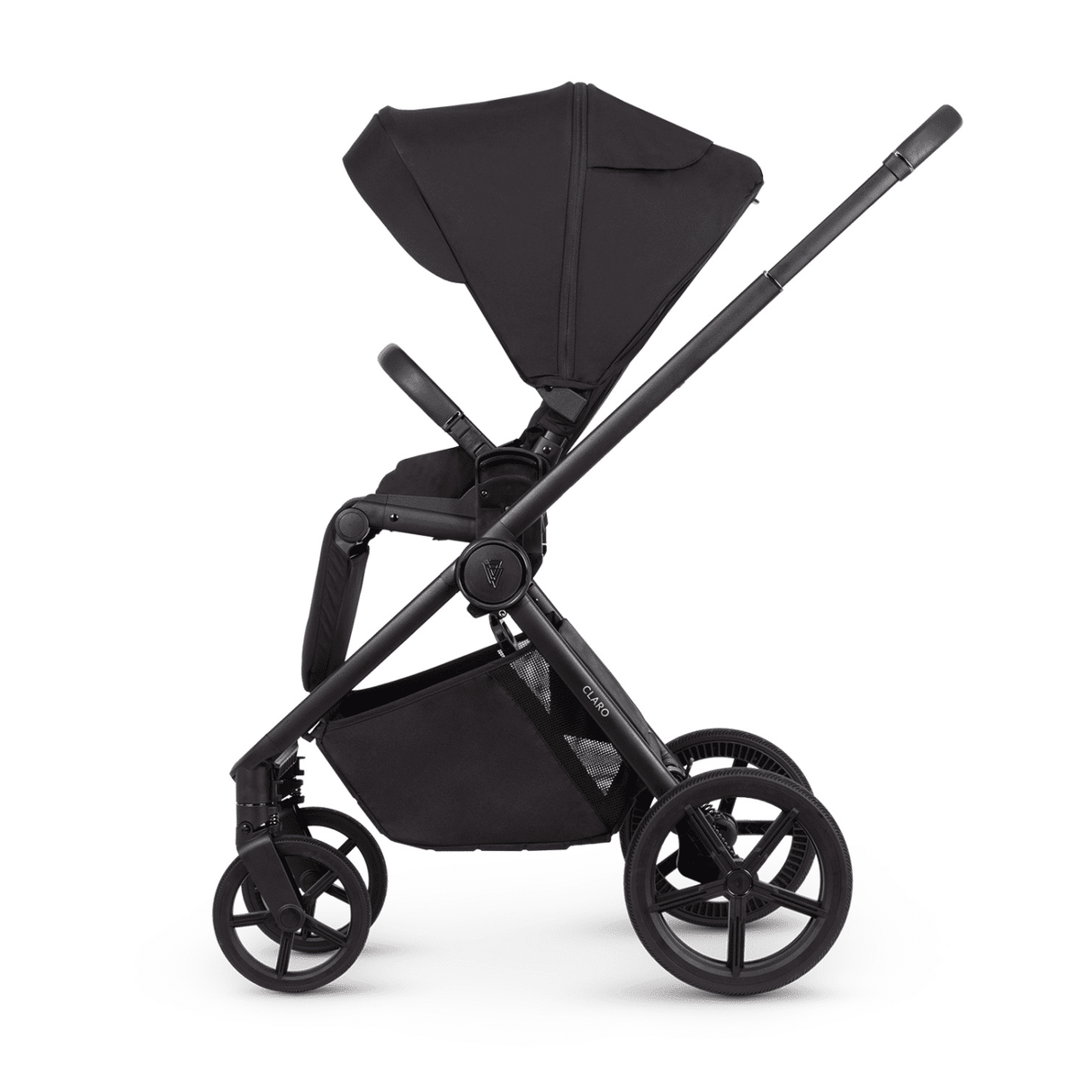 Venicci Claro Travel System Bundle with Accessories, Cybex Cloud T & ISOFIX Base - Noir
