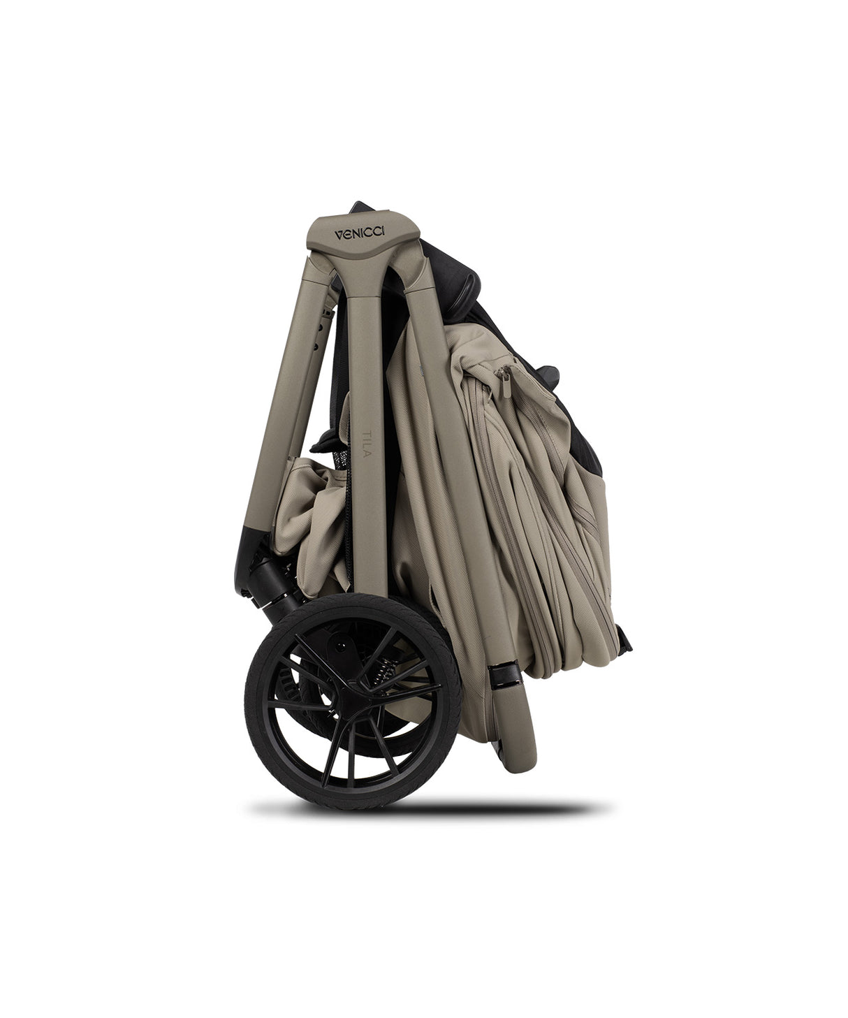 Venicci Tila Ultimate Travel System with Accessories and Tiago Car Seat & ISOFIX Base - Latte