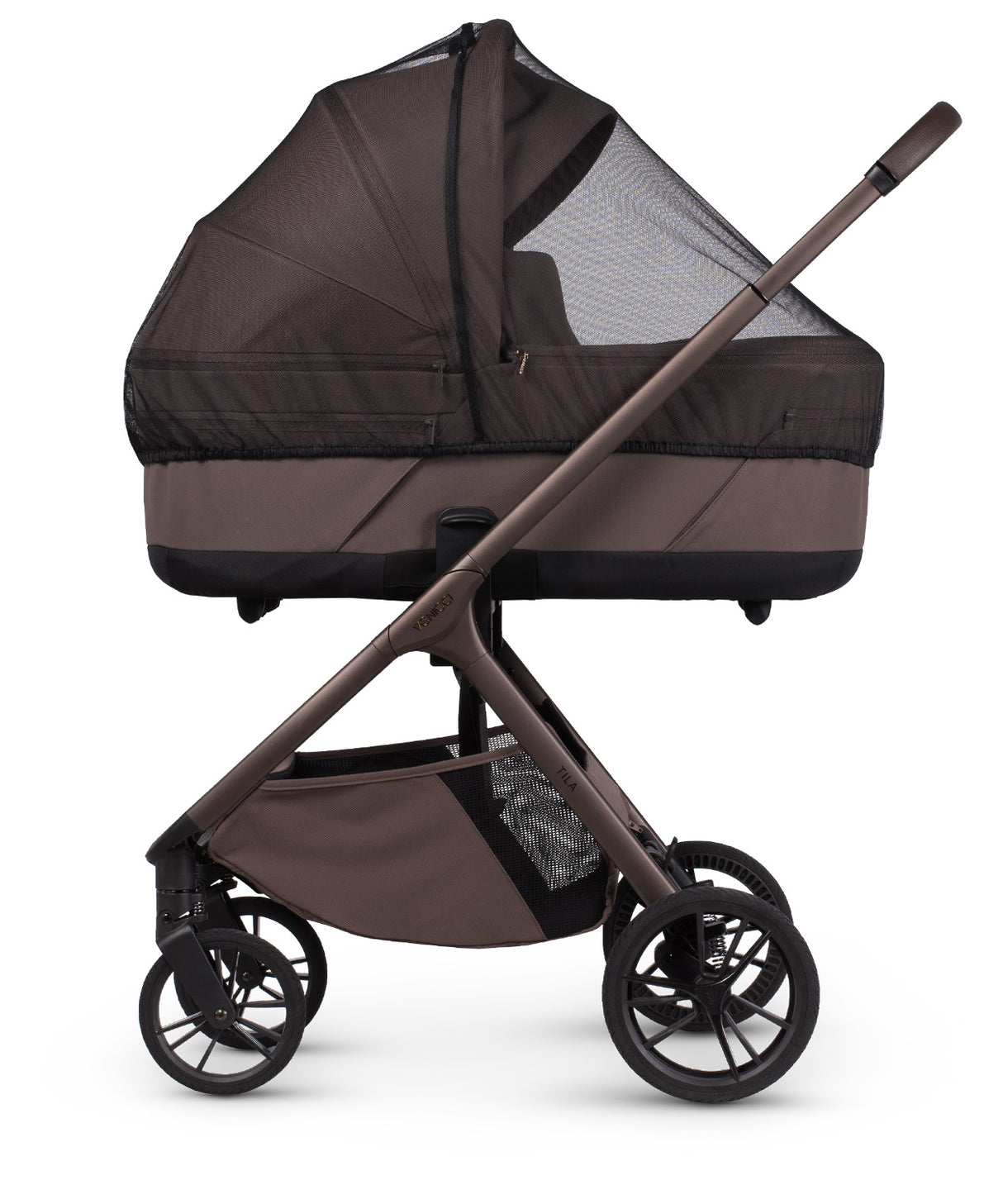 Venicci Tila Travel System with Accessories and Tiago Car Seat - Noce