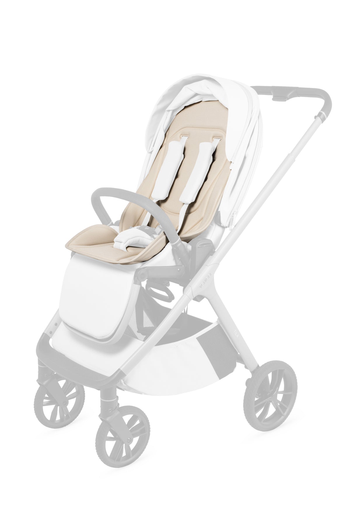 Venicci Tila Travel System with Accessories and Tiago Car Seat - Sabbia
