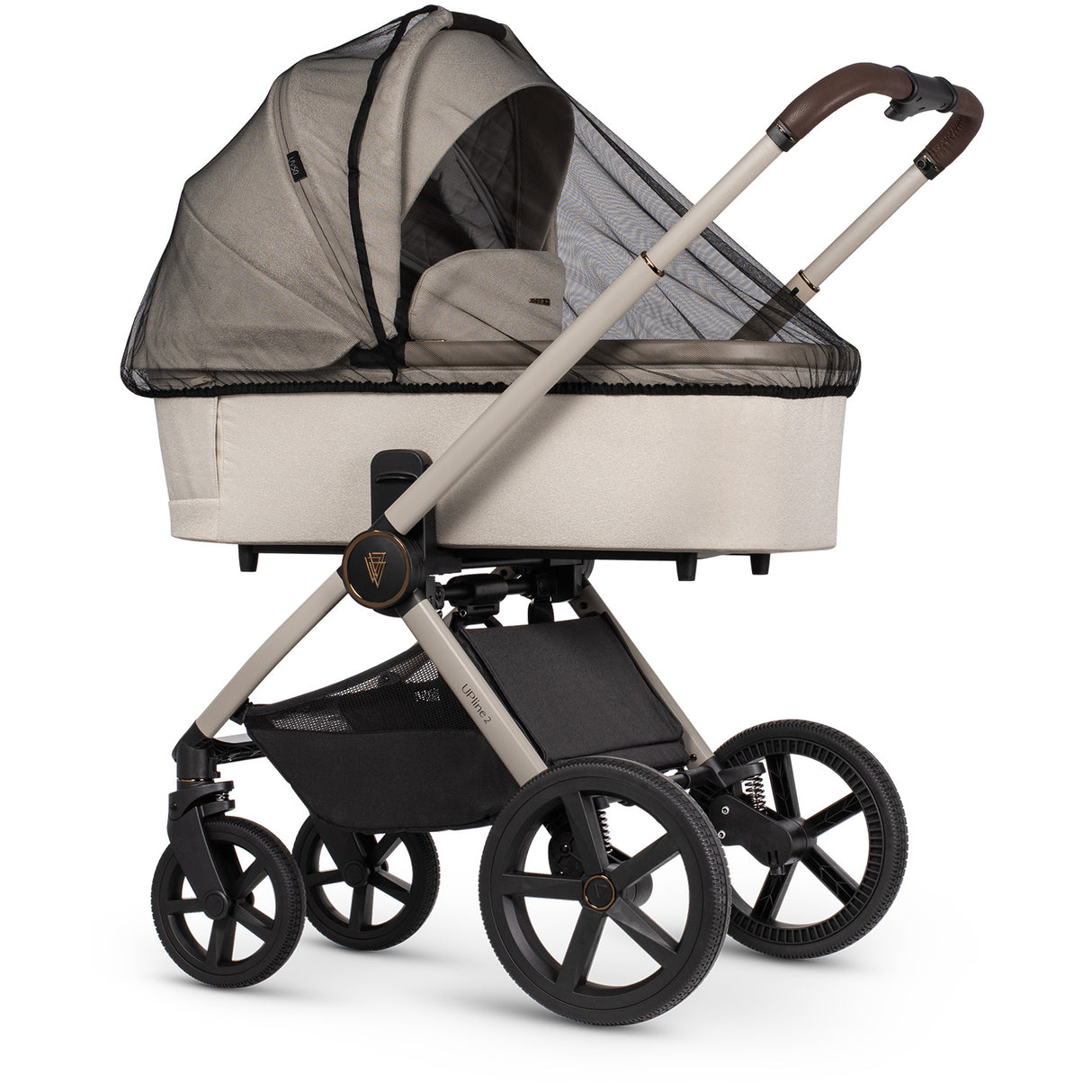 Venicci Upline 2 Pushchair Bundle with Accessories - Stone Beige