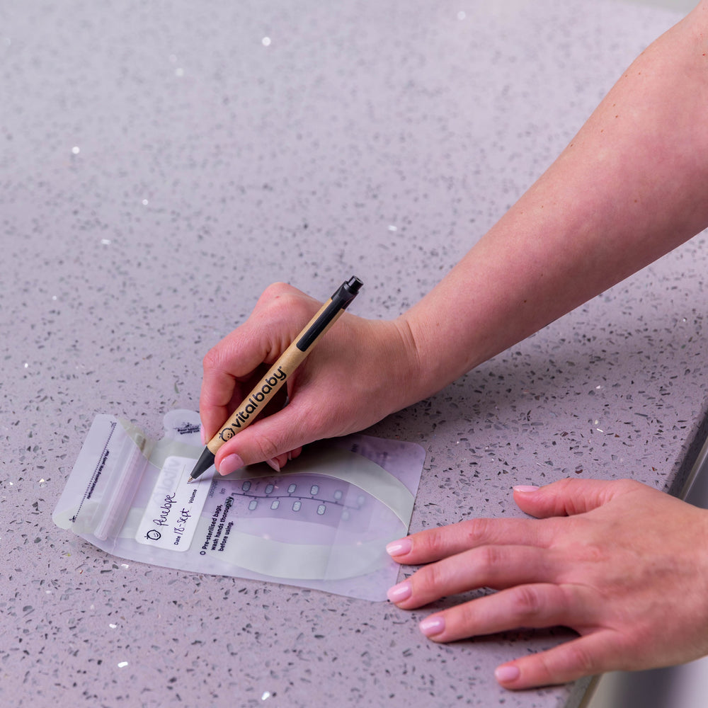 Vital Baby Easy Pour Breast Milk Storage Bags - 30 Pack