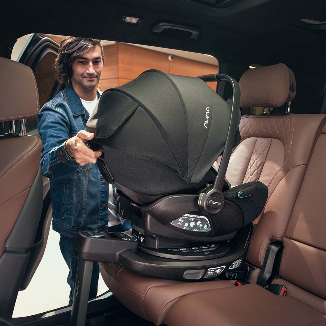 Nuna ARRA Flex Infant Car Seat - Caviar