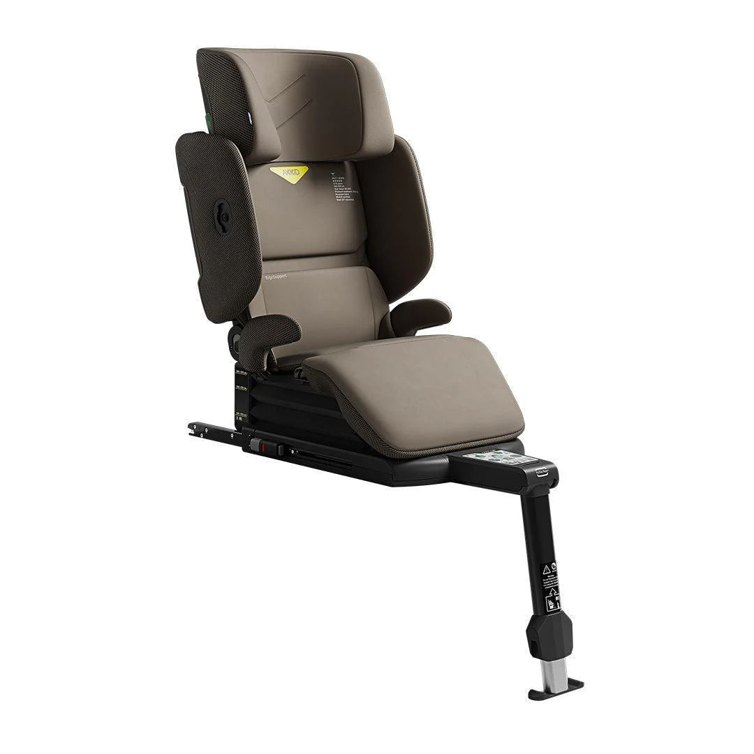 Axkid UP High Back Booster with Footrest - Driftwood Beige