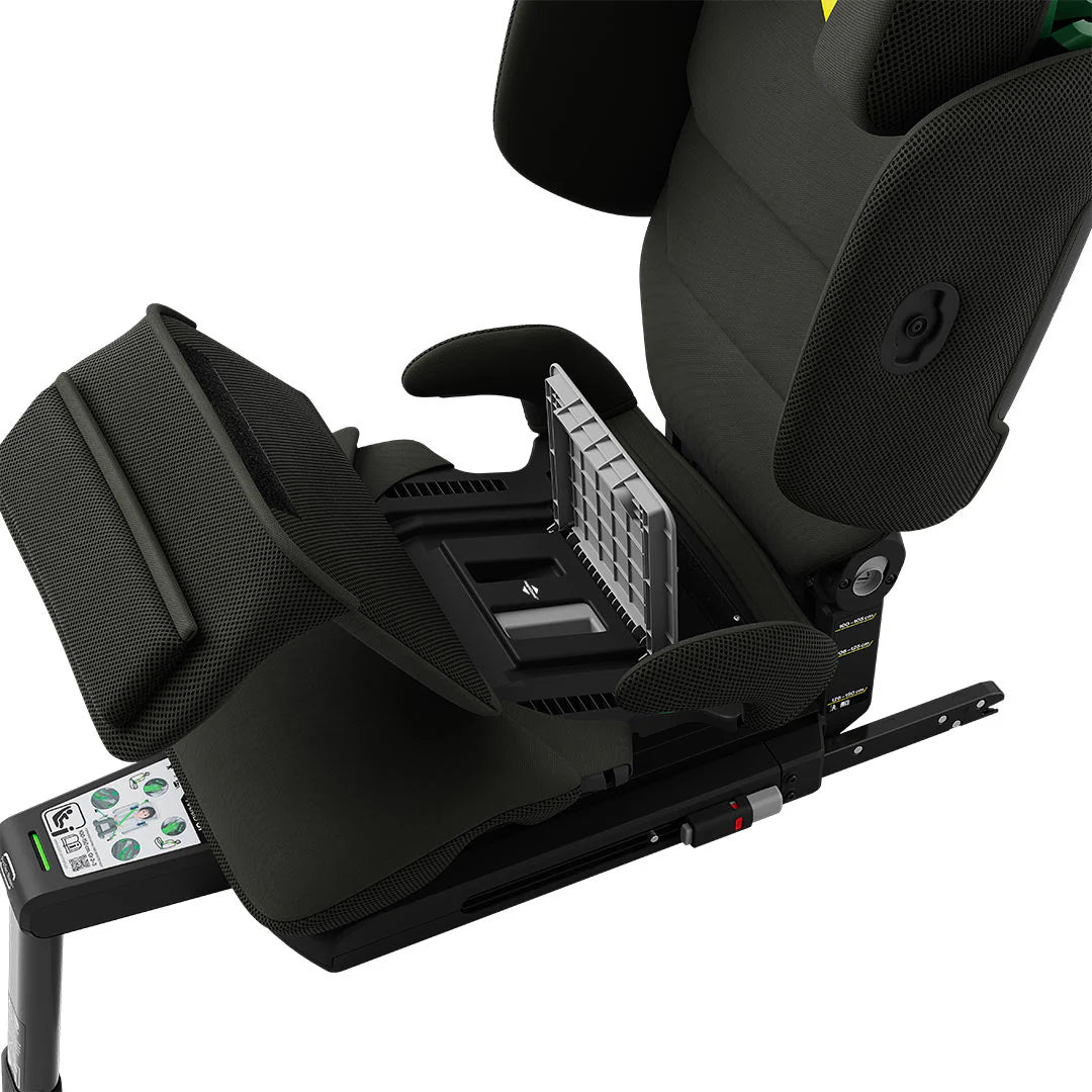 Axkid UP High Back Booster with Footrest - Forest Moss Green