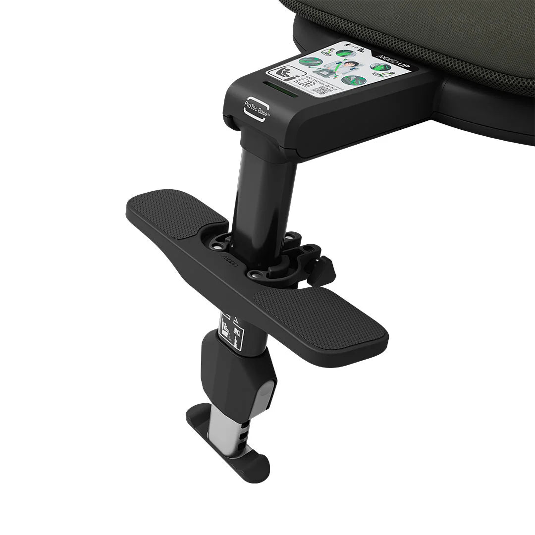Axkid UP High Back Booster with Footrest - Forest Moss Green