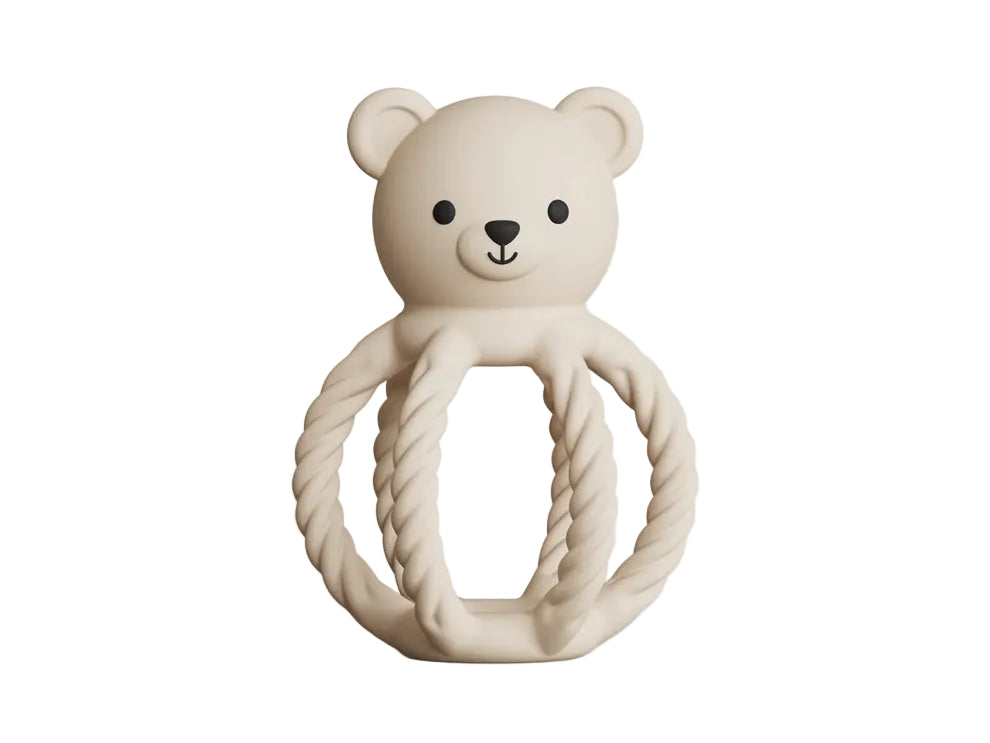 Chewies Silicone Bear Teething Toy & Rattle
