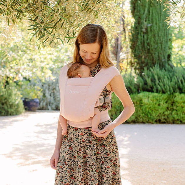ergobaby Embrace Soft & Snug Knit Baby Carrier - Blush Pink