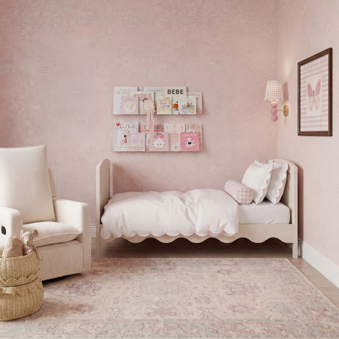 Bebe & Beyond Dancer Cot Bed & Dresser 2 Piece Nursery Furniture Set - Cashmere 3