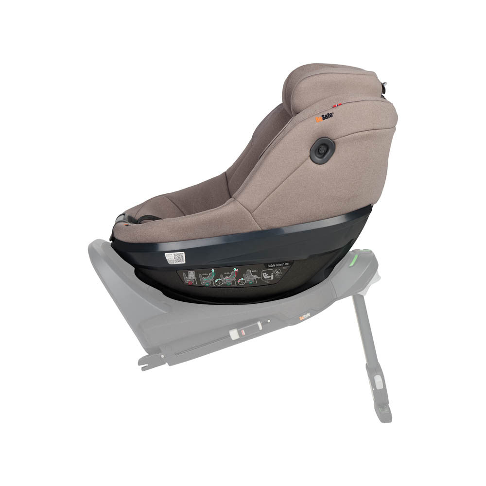 BeSafe Beyond 2 360 Car Seat - Dark Sand Soft Breeze
