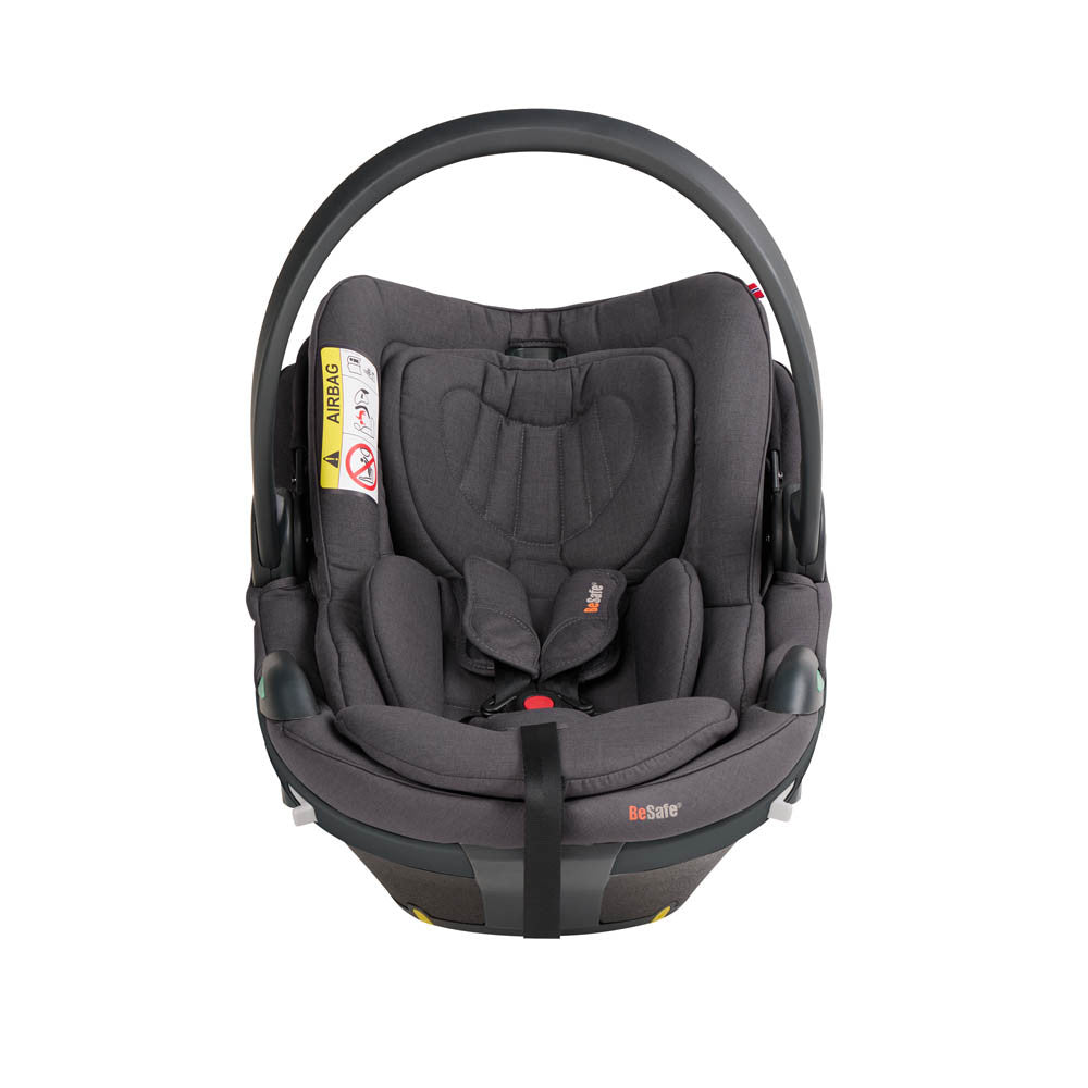 BeSafe Go Beyond 2 Infant Car Seat - Dark Grey Melange