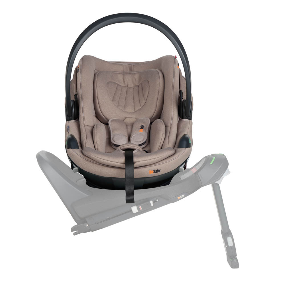 BeSafe Go Beyond 2 Infant Car Seat - Dark Sand Soft Breeze