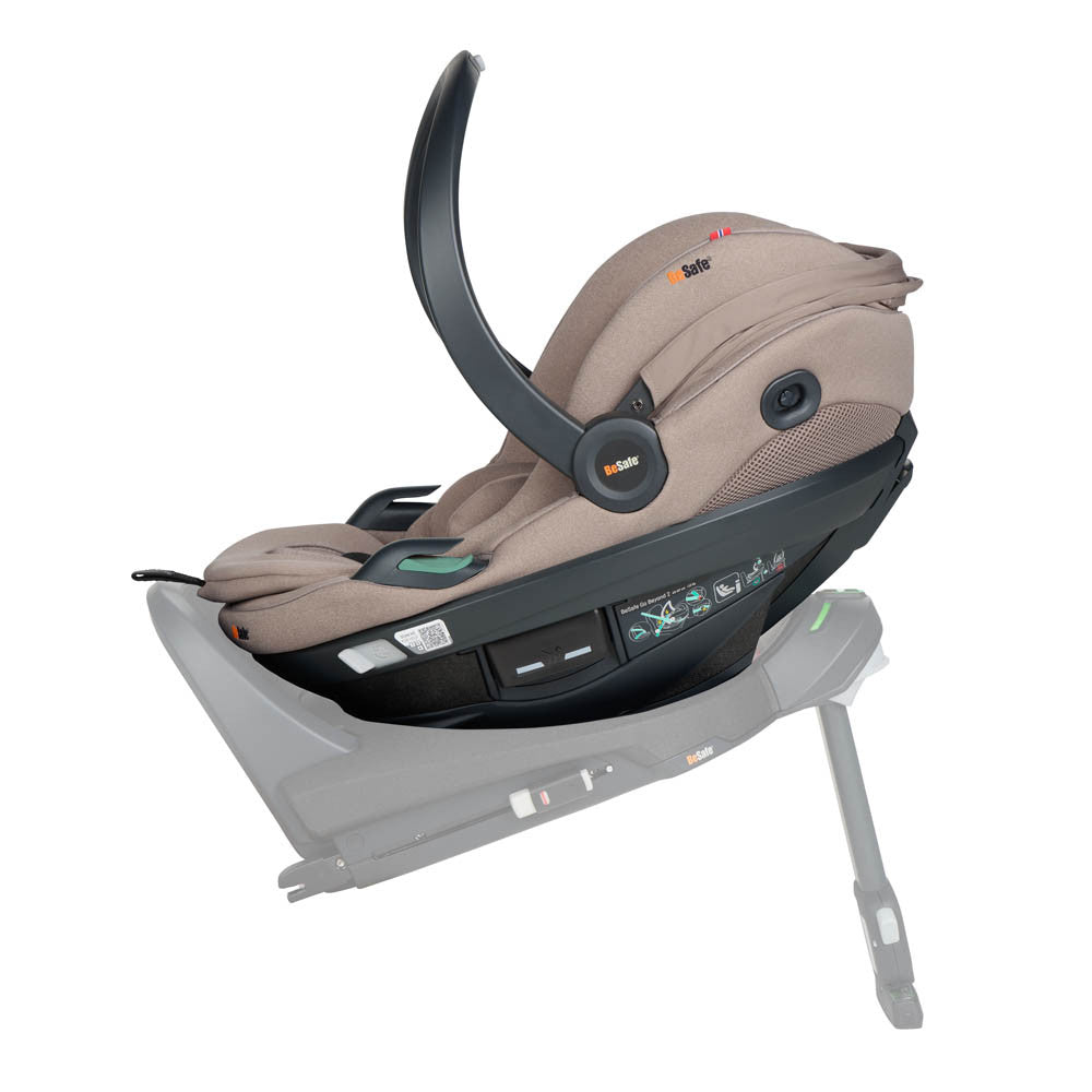 BeSafe Go Beyond 2 Infant Car Seat - Dark Sand Soft Breeze