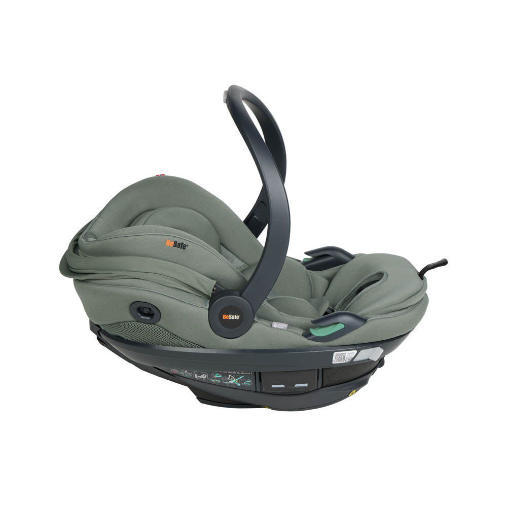 BeSafe Go Beyond 2 Infant Car Seat - Meadow Green Soft Breeze