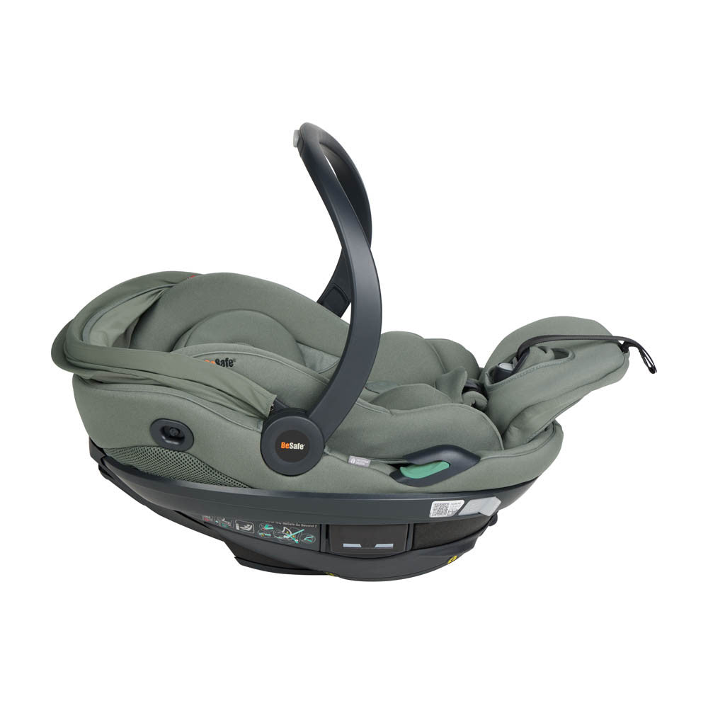 BeSafe Go Beyond 2 Infant Car Seat - Meadow Green Soft Breeze