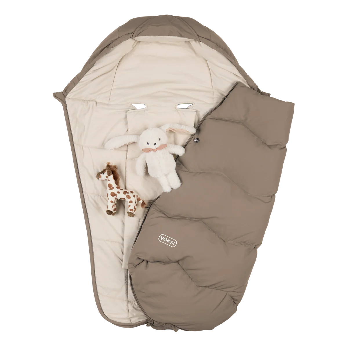 BeSafe Voksi Explorer Footmuff - Walnut 3
