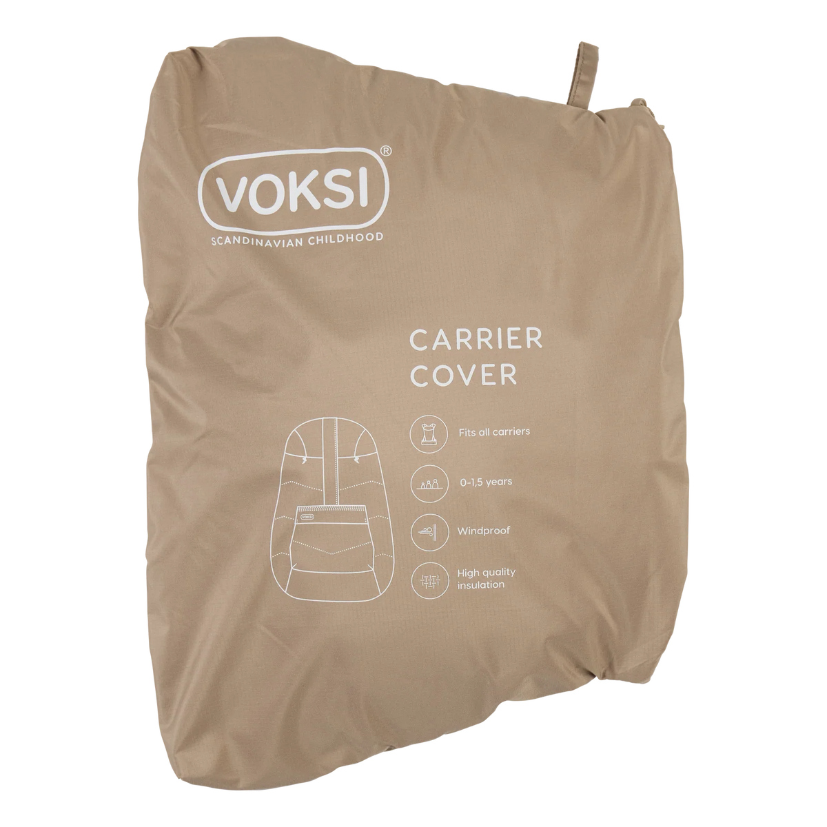 BeSafe Voksi Huddle Carrier Cover - Dark Sand 6