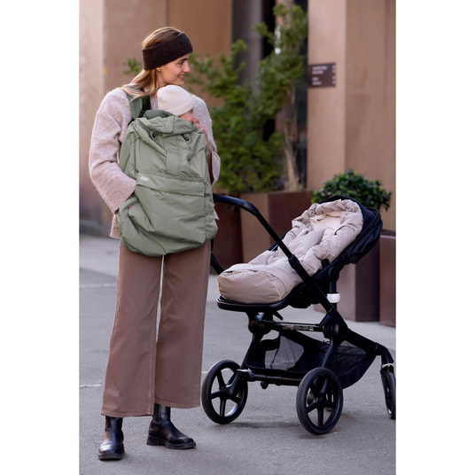 BeSafe Voksi Huddle Carrier Cover - Meadow Green 3