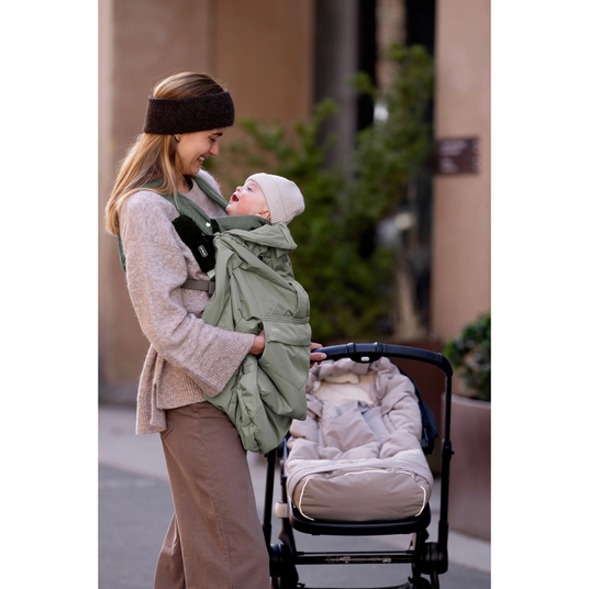 BeSafe Voksi Huddle Carrier Cover - Meadow Green 4