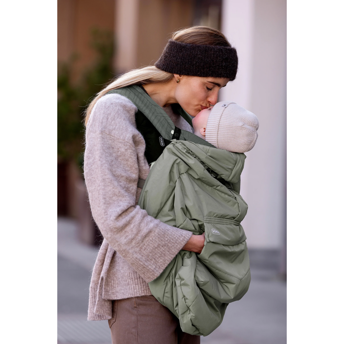 BeSafe Voksi Huddle Carrier Cover - Meadow Green 5
