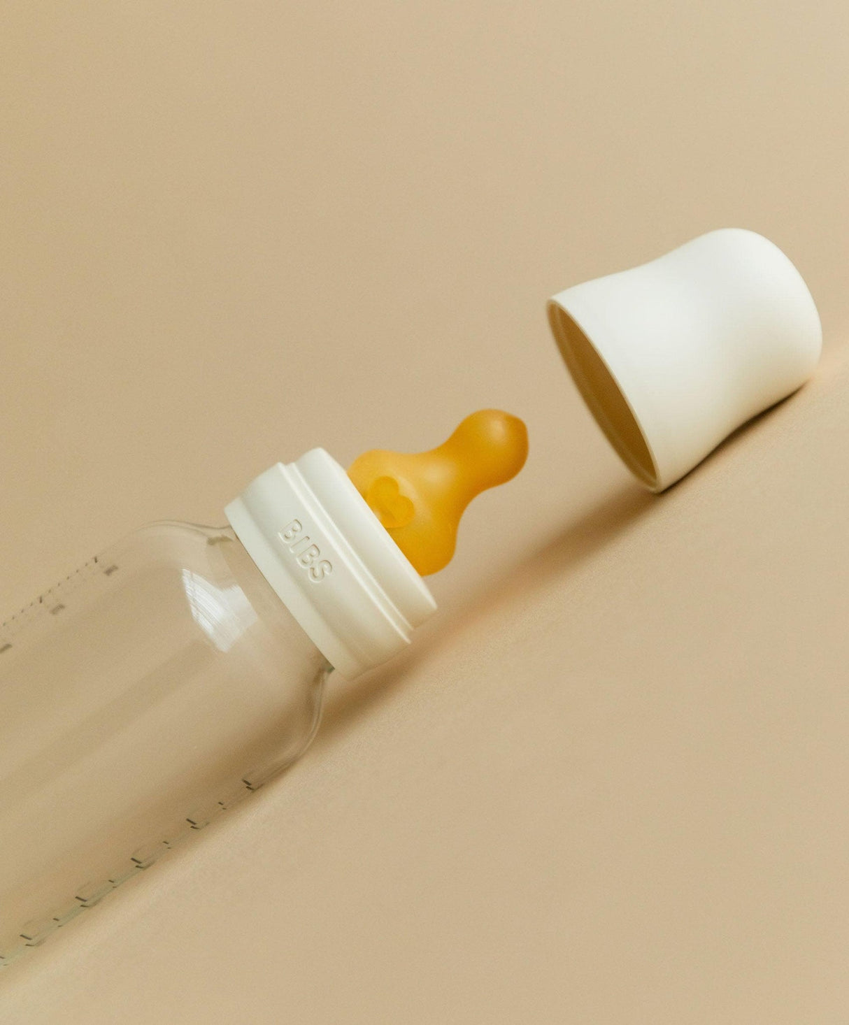 BIBS Grow & Flow Baby Bottle 150ml and 270ml Latex Set - Ivory