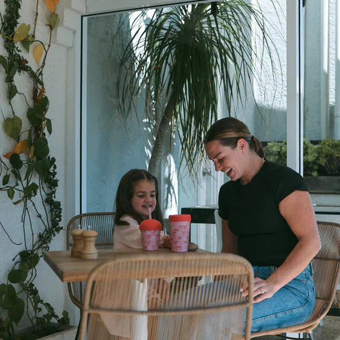 Chino Club Bows Mini 7oz Smoothie Cup & Straw