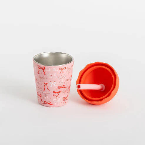 Chino Club Bows Mini 7oz Smoothie Cup & Straw
