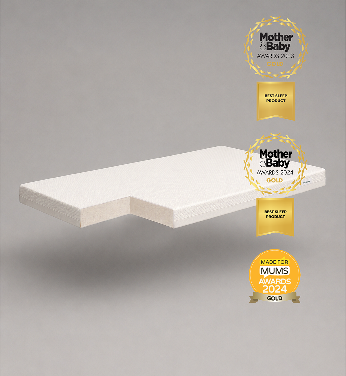 CuddleCo Lullaby Foam Cot Bed Mattress - 140 x 70cm
